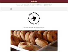 Tablet Screenshot of ciderbelliesdoughnuts.com